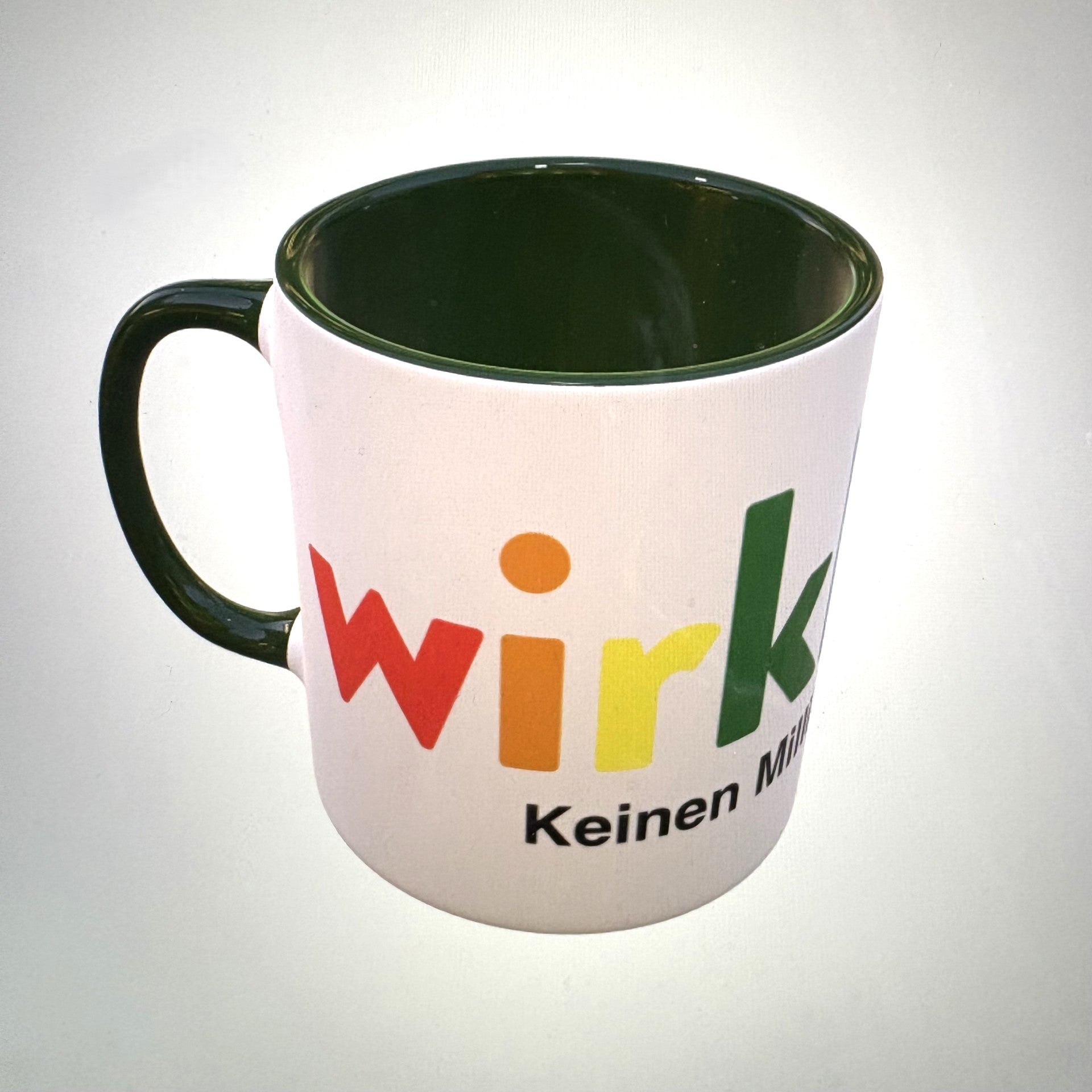 "Wirklich keinen Milliliter für rechts" Tasse