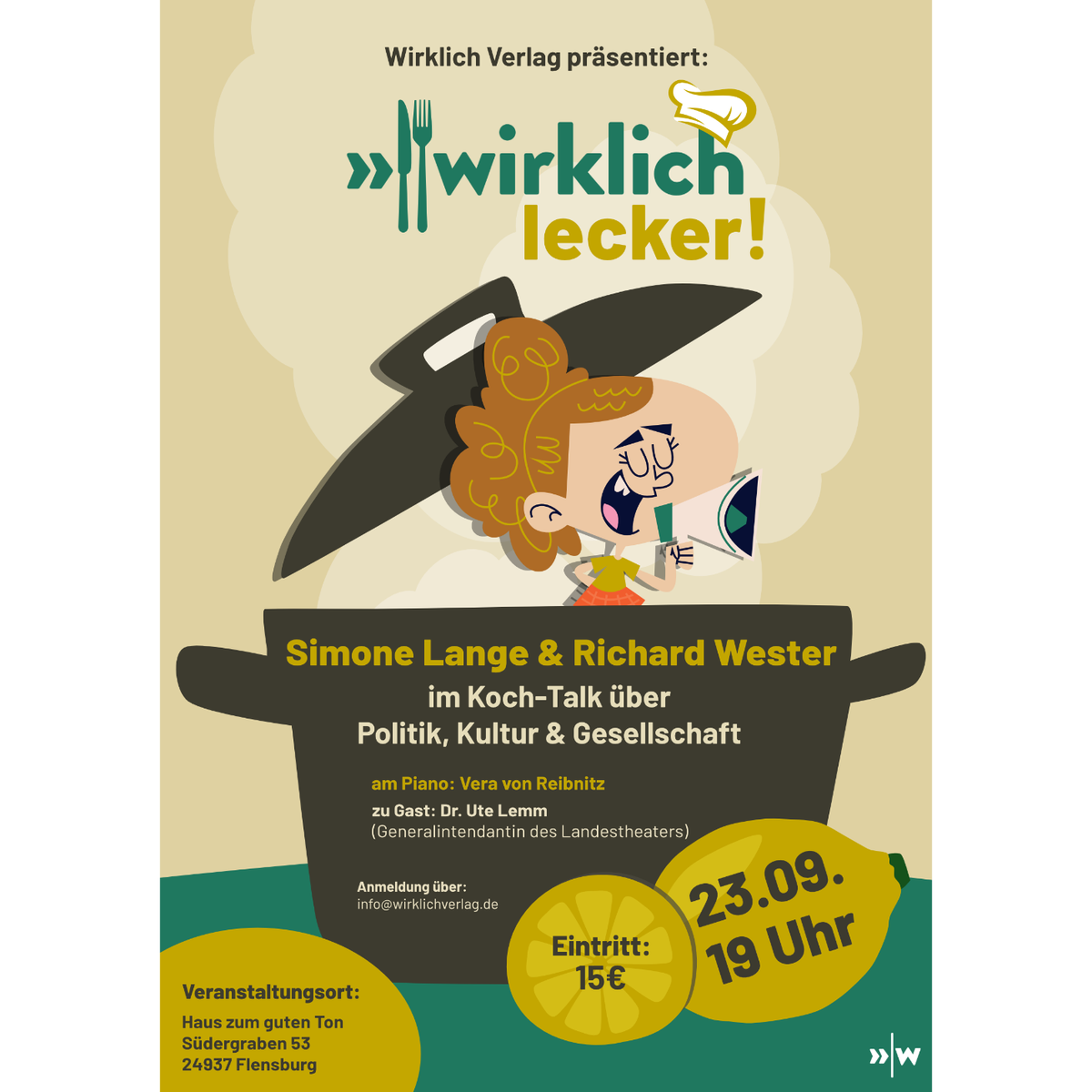 »|wirklich auf Sendung - Premiere Ticket für den Koch-Talk mit Simone Lange & Richard Wester